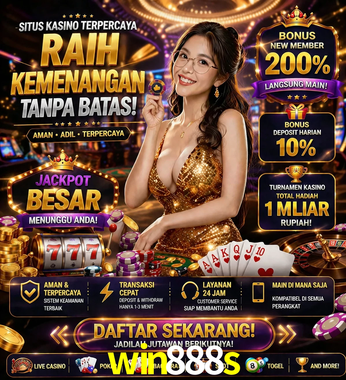 Roleta e blackjack win888s
